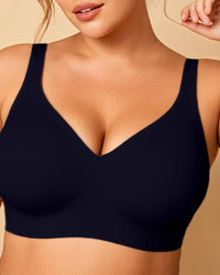 Seamless Wireless V-Neck Jelly Bra Tank Top