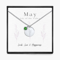 Geboortemaand hanger ketting