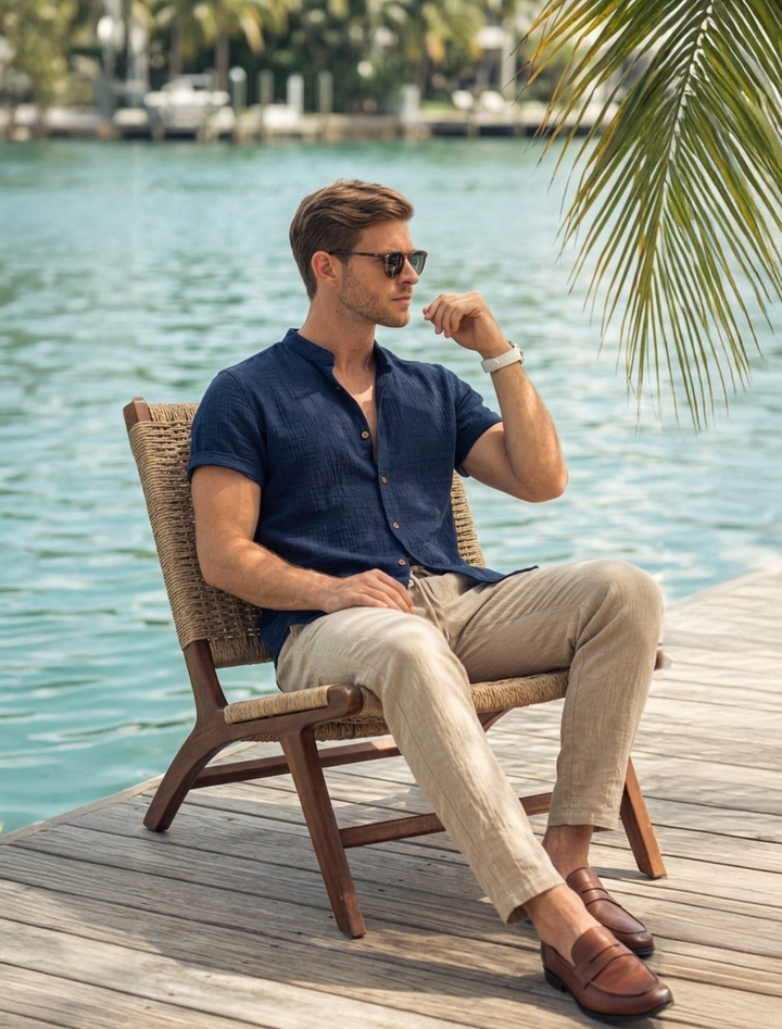 Sanremo Lightweight Shirt and Trouser Set
