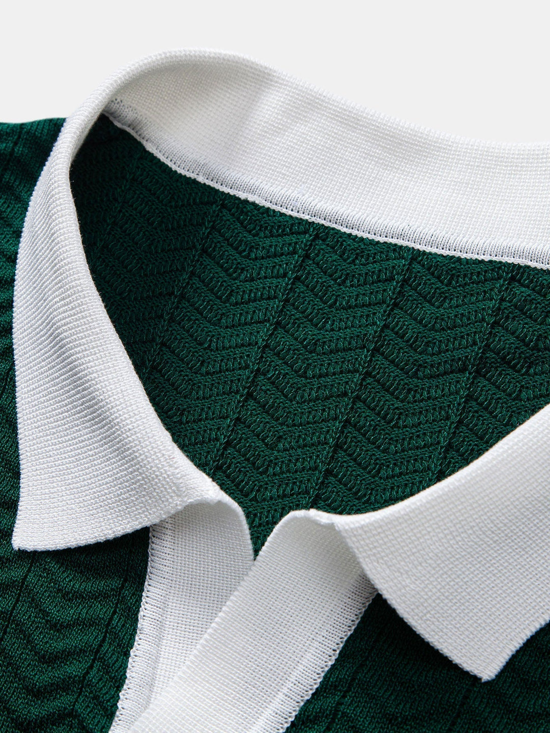 Ascot Poloshirt met Contrasterende Kraag