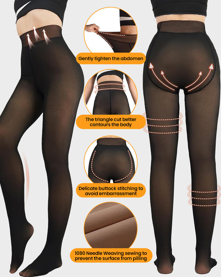Today Only🎯 Translucent Fleece Lined Tights