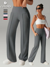 FlowWide High-Waist Trousers