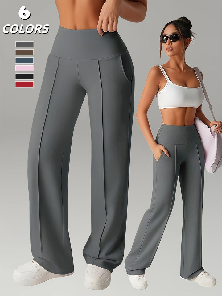 FlowWide High-Waist Trousers