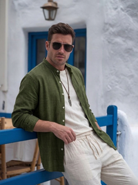 Cascais Linen-Blend Summer Set