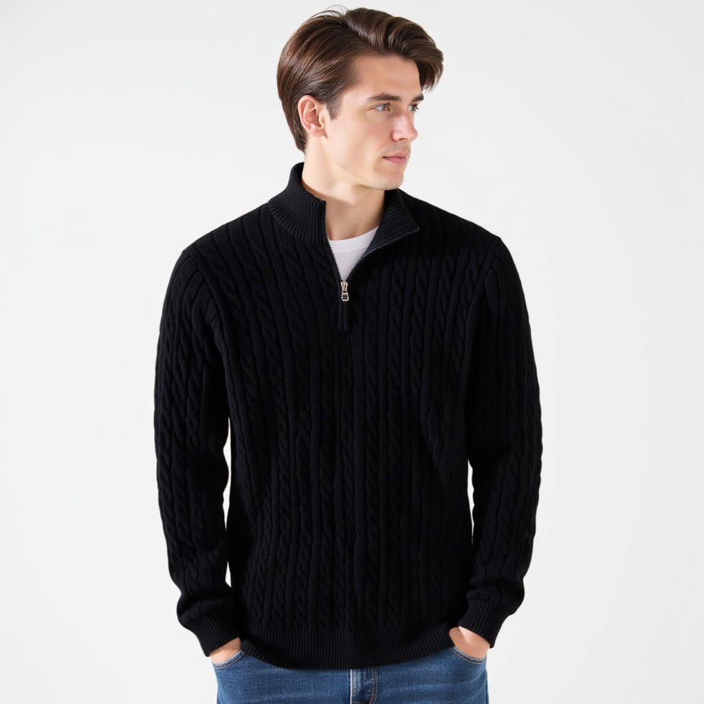Aosta | Knit Half-Zip Sweater