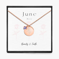 Geboortemaand hanger ketting