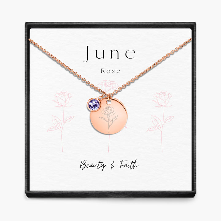 Geboortemaand hanger ketting