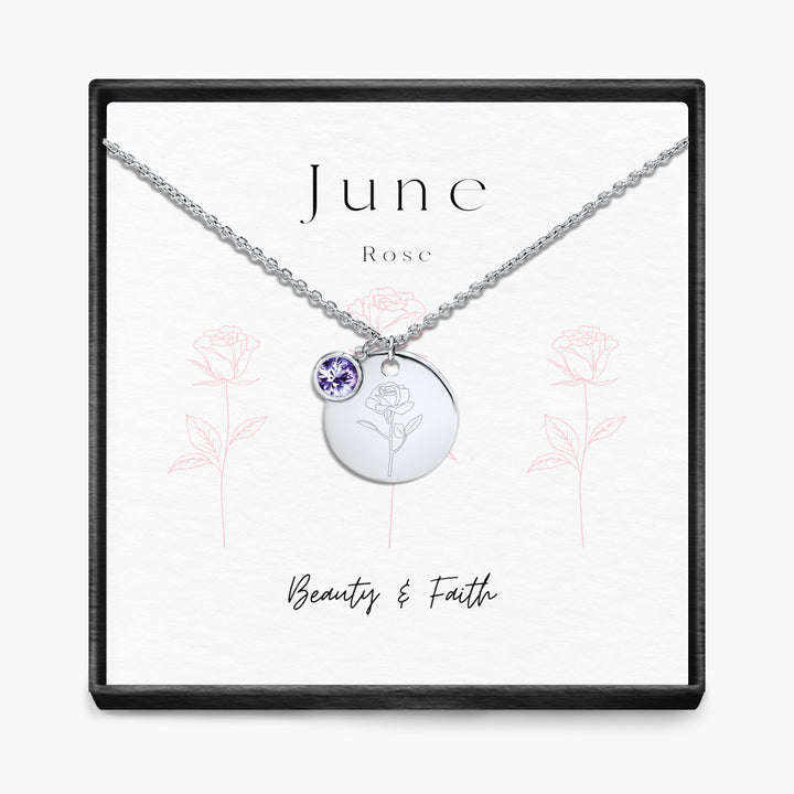 Geboortemaand hanger ketting