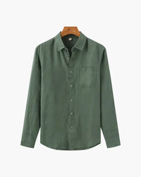 Saint-Tropez Relaxed Linen Button-Up Shirt