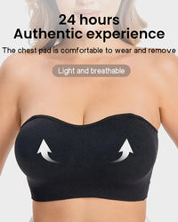 Non-Slip Bandeau Seamless Wireless Strapless Bra