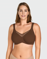 Plus Size Cooling Full Coverage Minimizer Bra