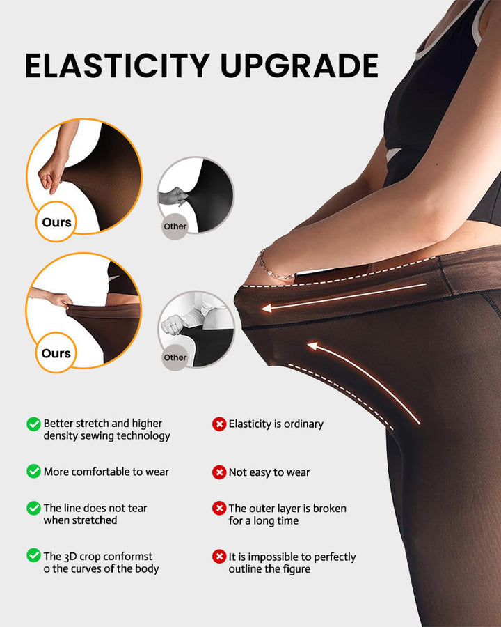 Today Only🎯 Translucent Fleece Lined Tights