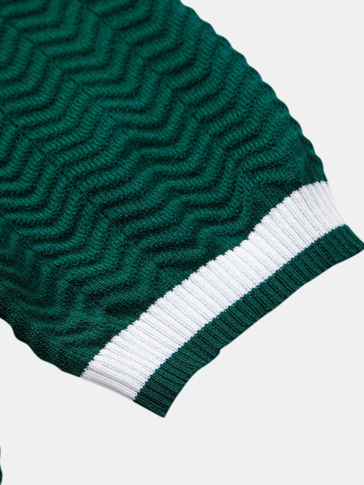 Ascot Poloshirt met Contrasterende Kraag