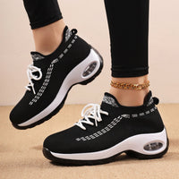 Noir Lift Knit Sneakers