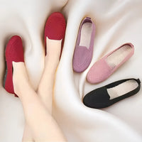 KnitEase Slip-On Loafers