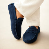 Capri Suede Slip-On Boat Loafers