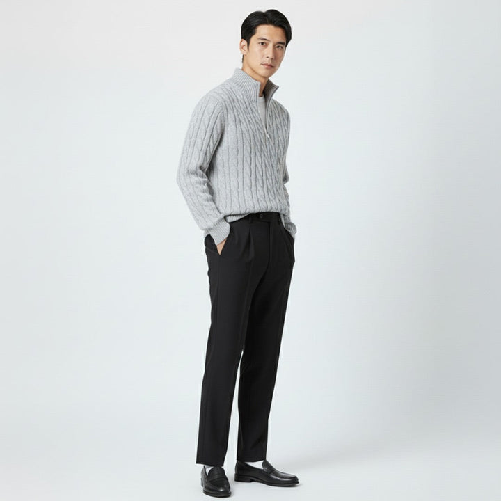 Stockholm Cable Knit Sweater Trouser Set