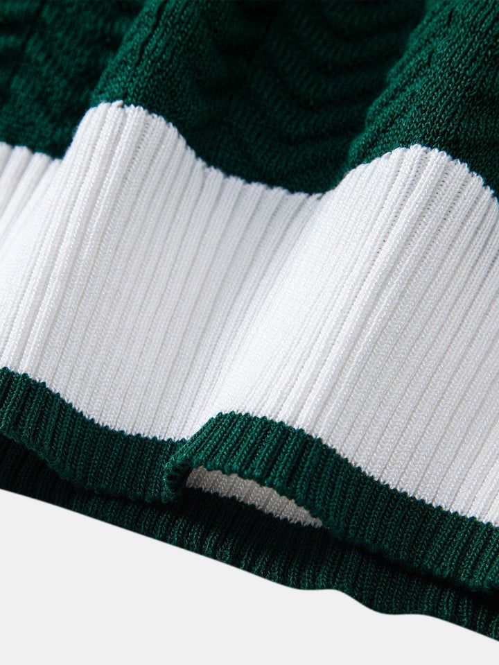 Ascot Poloshirt met Contrasterende Kraag