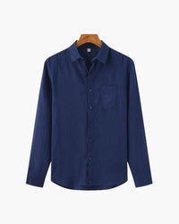 Saint-Tropez Relaxed Linen Button-Up Shirt
