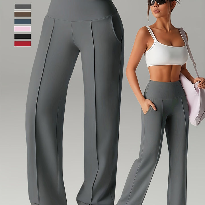 FlowWide High-Waist Trousers