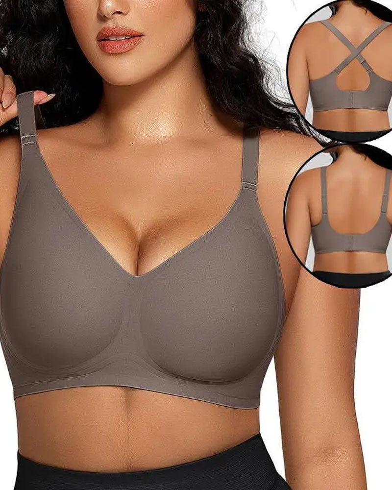 Seamless Soft Comfort Jelly Strip Wireless Bra