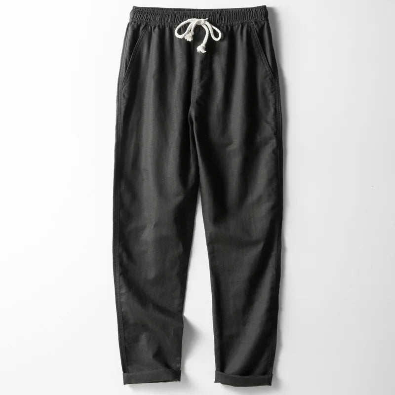 Santorini Lightweight Linen Trousers