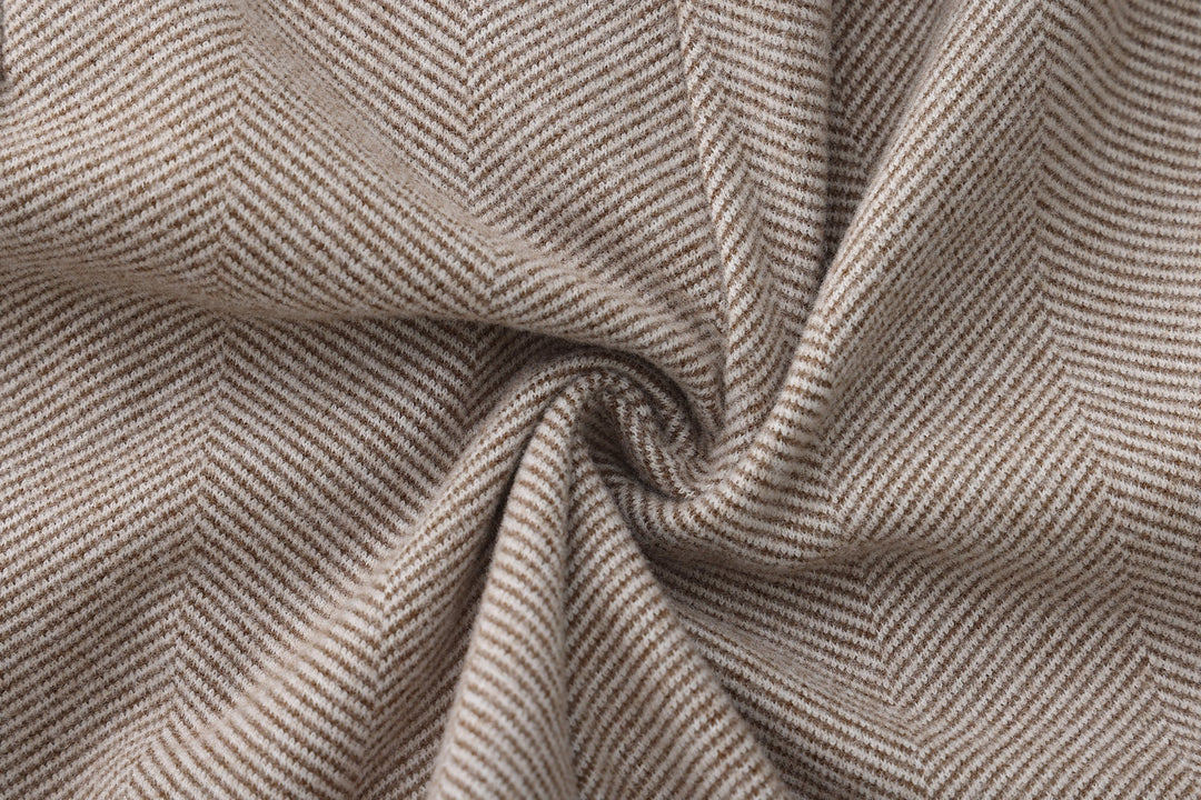 Cortina Brushed Herringbone Trousers