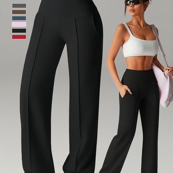 FlowWide High-Waist Trousers