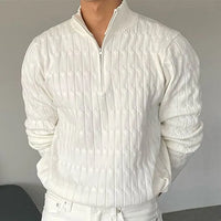 St. Moritz Cable Knit Half-Zip Sweater