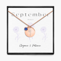 Geboortemaand hanger ketting