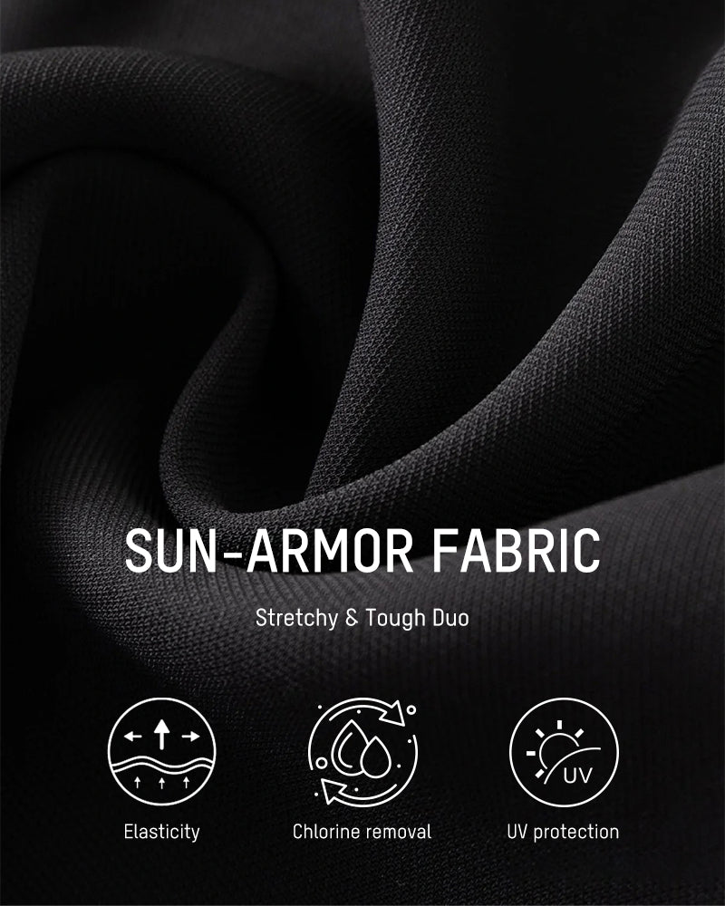 Adjustable Side-Slit V-Neck One-Piece Swimdress