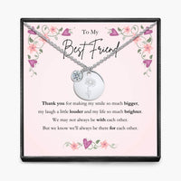 To My Best Friend -  Birth Month Pendant Necklace