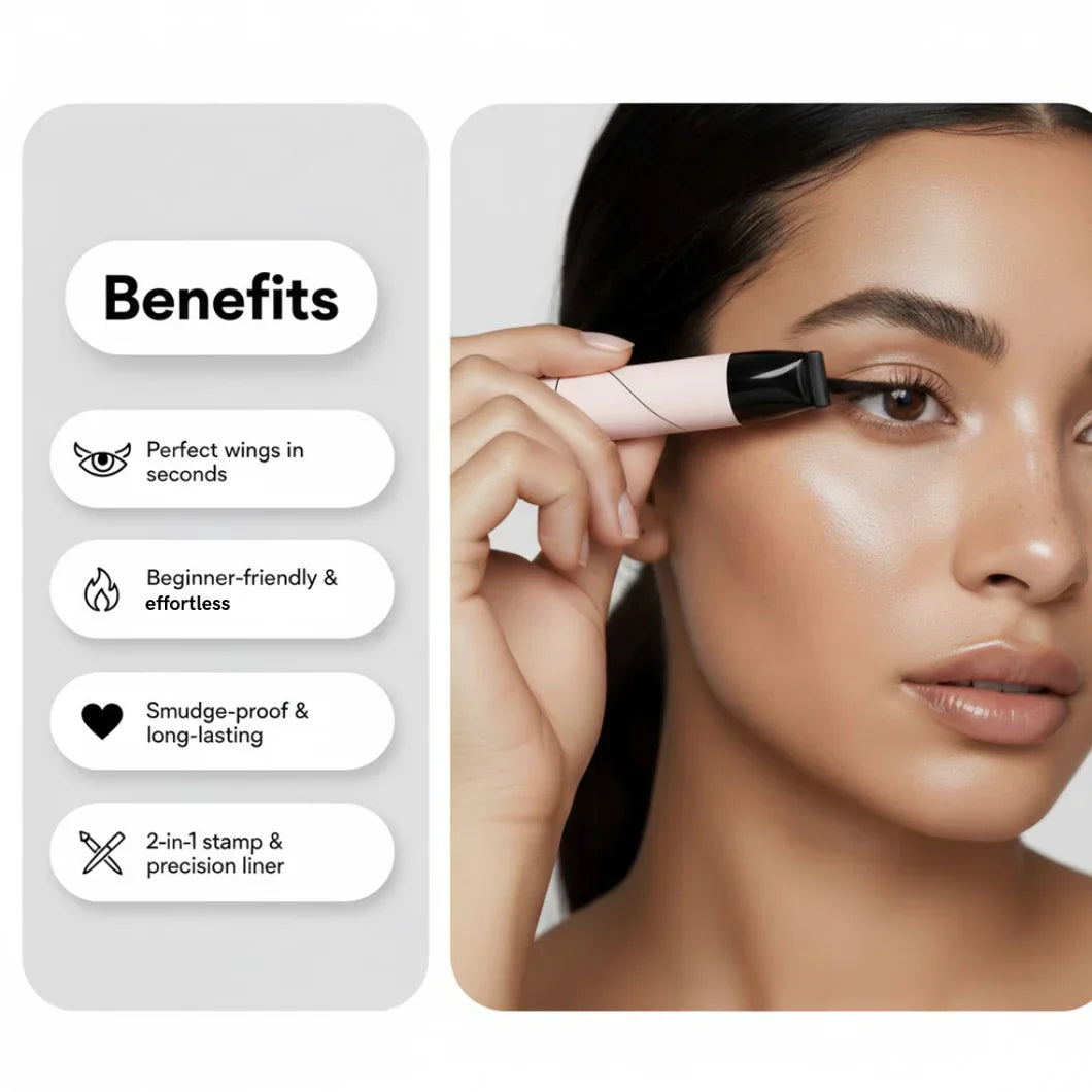 Rotating Drehbarer Doppelflügel-Eyeliner 