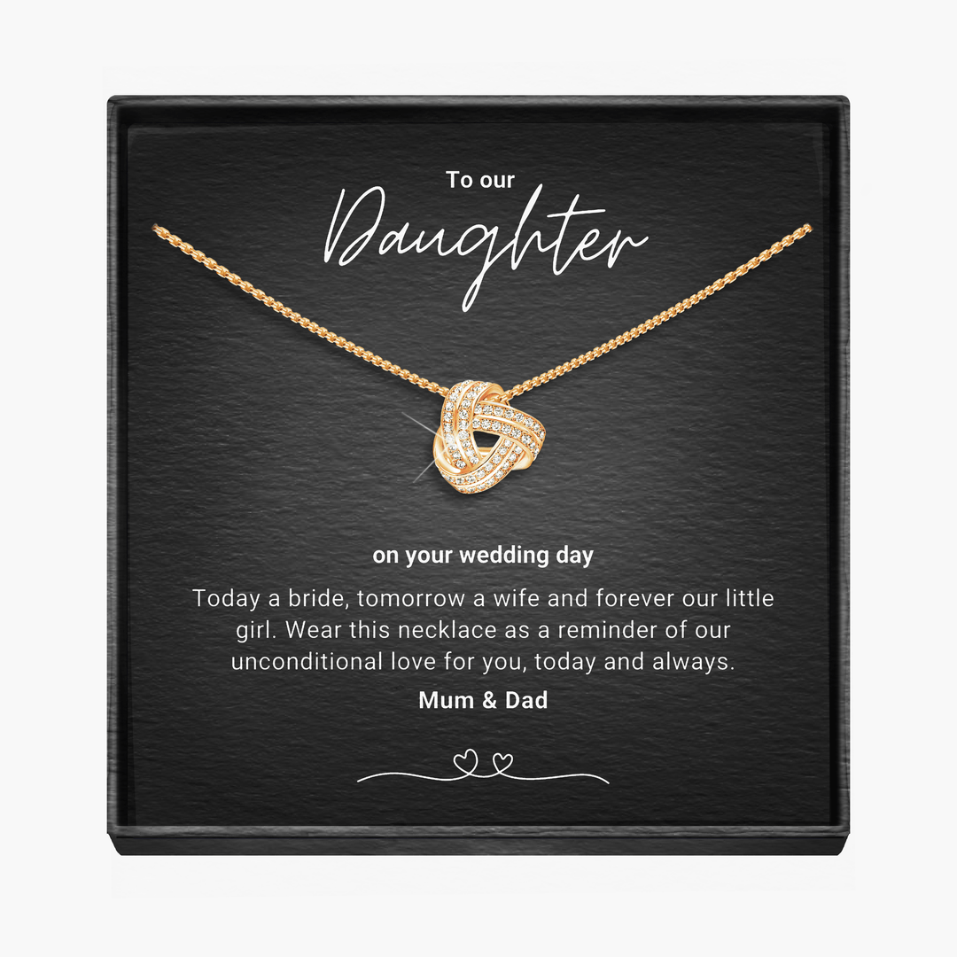 Onze Dochter, Aanstaande Bruid - Infinity Knoop Ketting