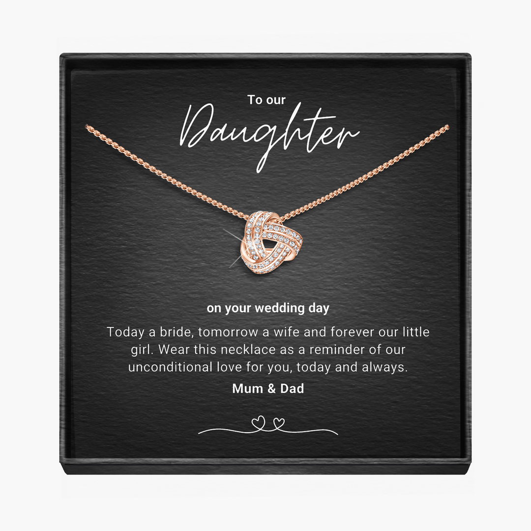 Onze Dochter, Aanstaande Bruid - Infinity Knoop Ketting