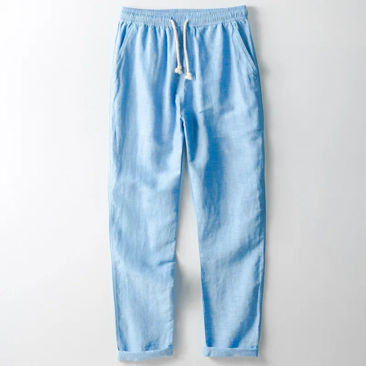 Santorini Lightweight Linen Trousers