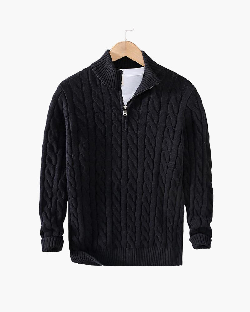 Aosta | Knit Half-Zip Sweater