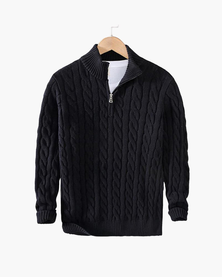 Aosta | Knit Half-Zip Sweater