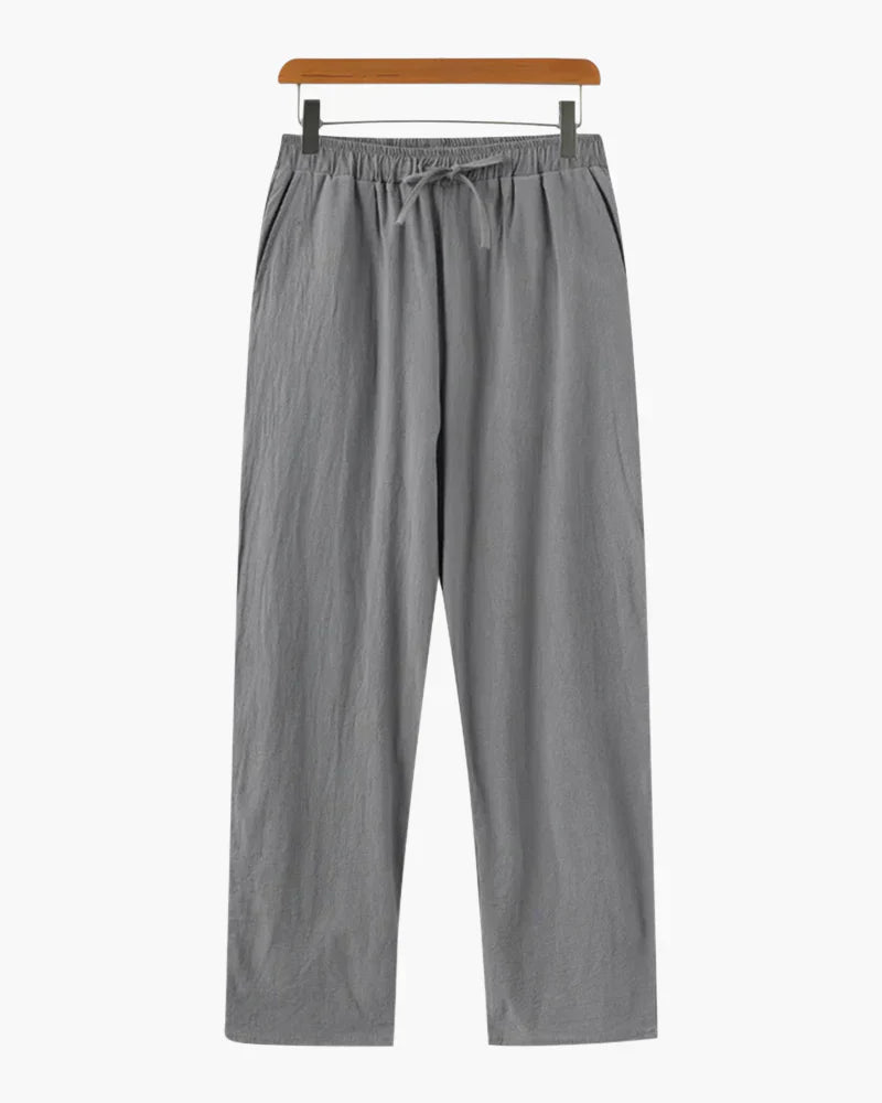 Cannes Linen Drawstring Trousers