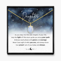 Chapters Of Your Life - Daughter Moonstone Necklace