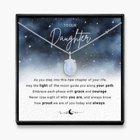 Chapters Of Your Life - Daughter Moonstone Necklace