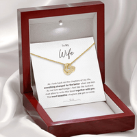 Chapters Of My Life - Wife  Infinity Knot Necklace