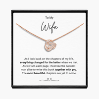 Chapters Of My Life - Wife  Infinity Knot Necklace