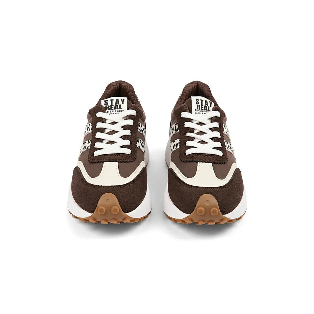 CloudLane Stripe Casual | Leopard Brown