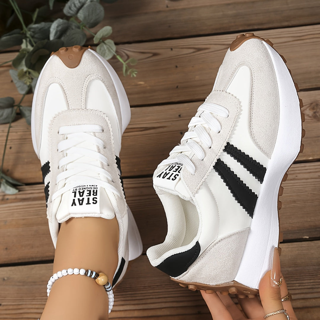 CloudLane Stripe Casual | White