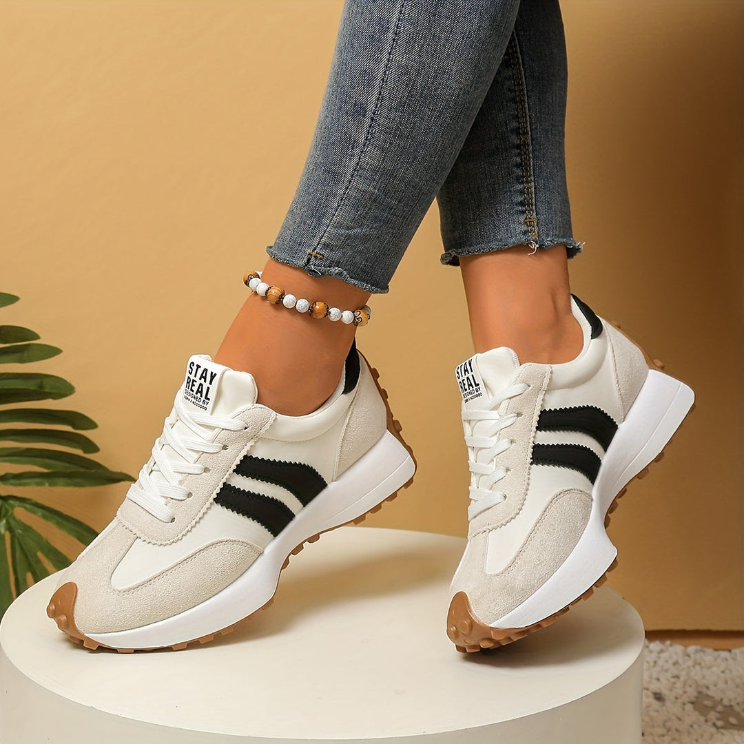 CloudLane Stripe Casual | White