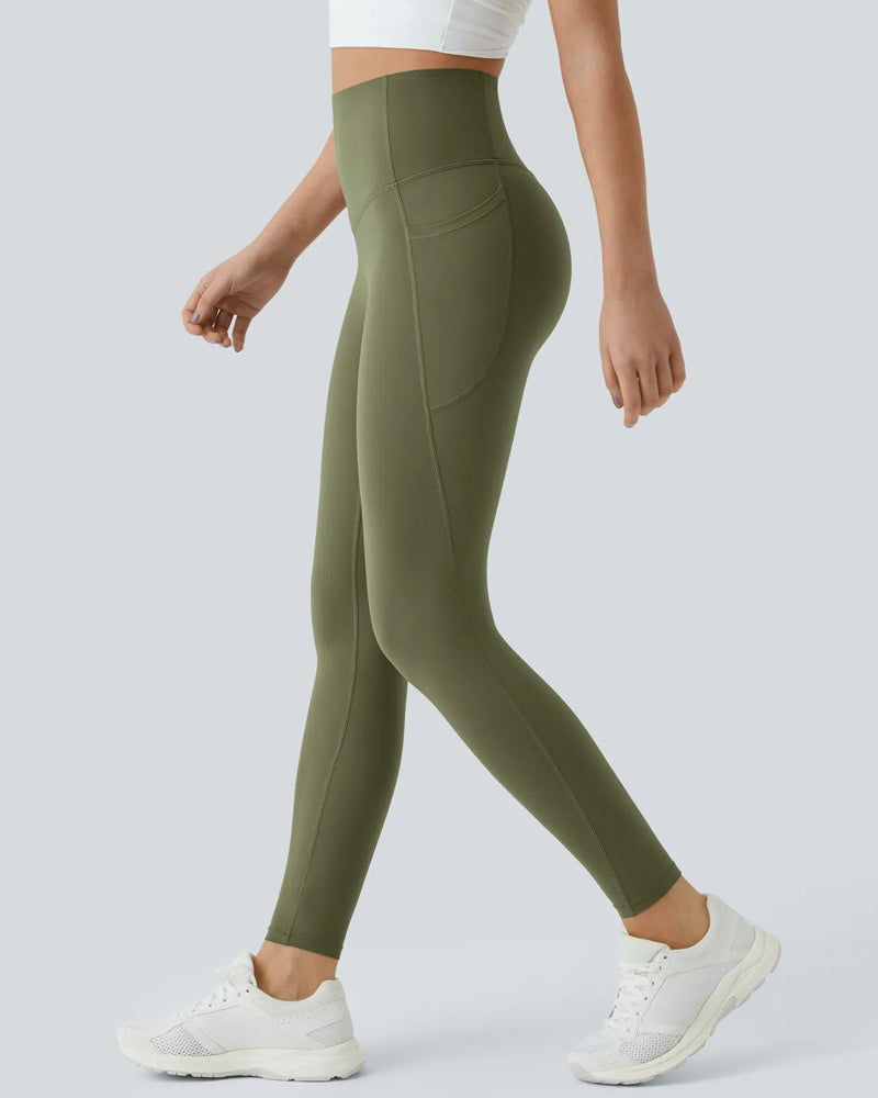 Butt Lifting Tummy Control Zijzak High Waisted Vormgevende Training Leggings