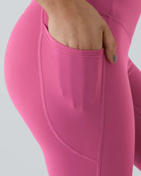 High Waisted Butt Lifting Tummy Control Side Pocket Shaping Training Leggings