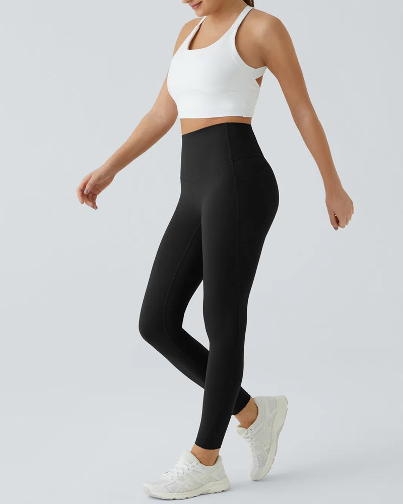 Butt Lifting Tummy Control Zijzak High Waisted Vormgevende Training Leggings