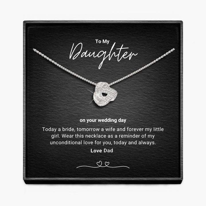 Onze Dochter, Aanstaande Bruid - Infinity Knoop Ketting